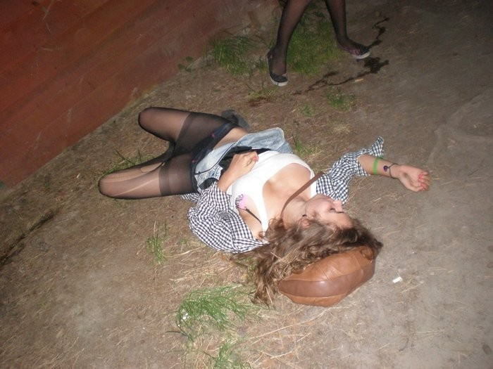 Drunk after party amateur